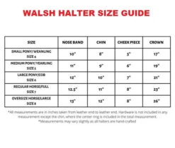 Mary's British Leather Halter With Solid Brass Hardware -Equine Worlds walsh halter size guide 26634.1685668772