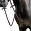 Prestige Fancy Stitch Web Reins With Stops -Equine Worlds web reins stops fs tobacco E147 prestige 12004.1660604741