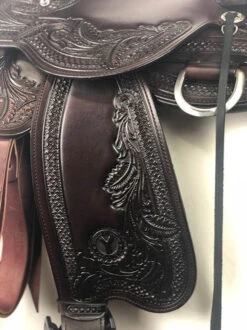 Circle Y Julie Goodnight Wind River Trail Saddle 1750 17 Circle Y Julie Goodnight Wind River Trail Saddle 1750 -Equine Worlds wind river saddle fender circle y 40270.1686084993